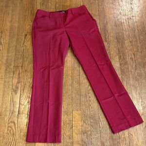 Express Women's Cherry Red Straight Leg Pants NWOT